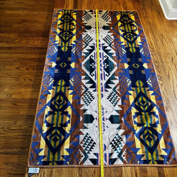 New Two Pendleton Beach Towel Blanket Journey West Bright Southwestern 40 X 70 - Picture 10 of 14